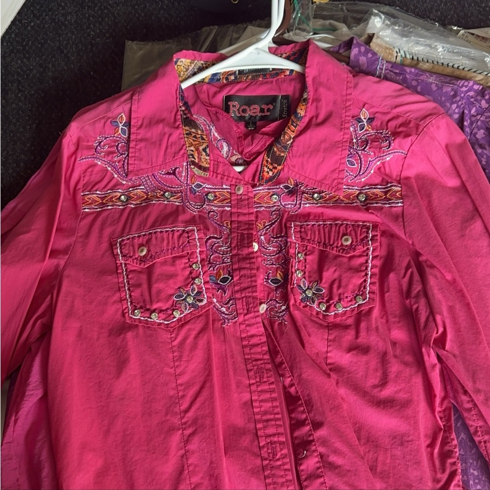 Roar Button Shirt